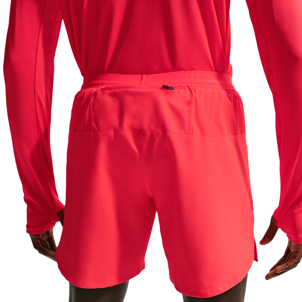Nike Dri-FIT Stride 7in Brief-Lined Shorts - Men's - Lt Crimson/Reflective Silver - Image 2