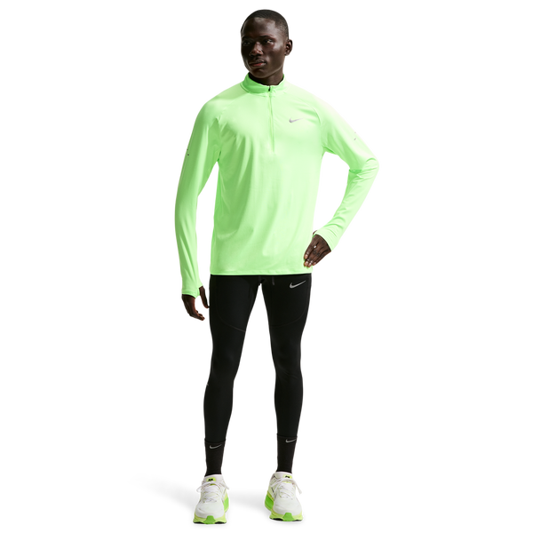 Nike Dri-FIT Stride Tights - Men's - Black/Reflective Silver - Image 3