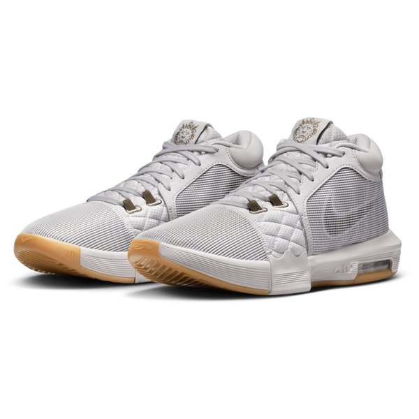 Nike LeBron Witness VIII - Men's - Light Iron Ore/Medium Olive/Sail - Image 6