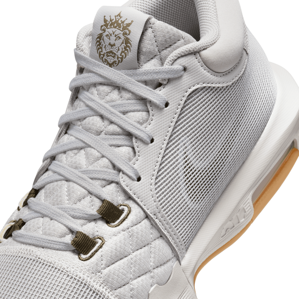 Nike LeBron Witness VIII - Men's - Light Iron Ore/Medium Olive/Sail - Image 7