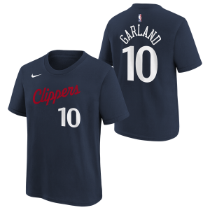Nike NBA Los Angles Clippers Name and Number T-Shirt - Boys' Grade School - College Navy