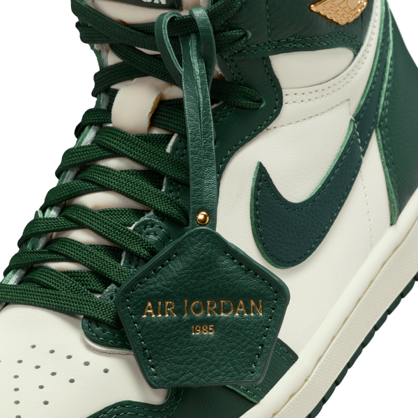 Jordan Air Jordan Retro 1 Hi RMSTD - Women's - Fir/Pale Ivory/Pro Green - Image 9