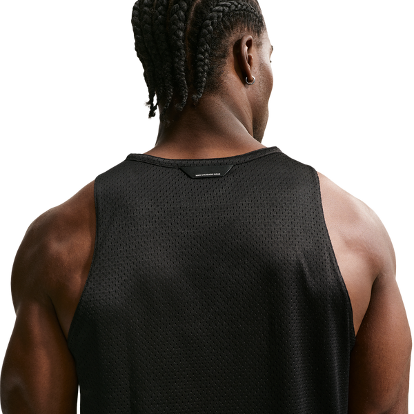 Nike Drifit Standard Issue Practice Mesh Jersey - Men's - Pale Ivory/Black - Image 2