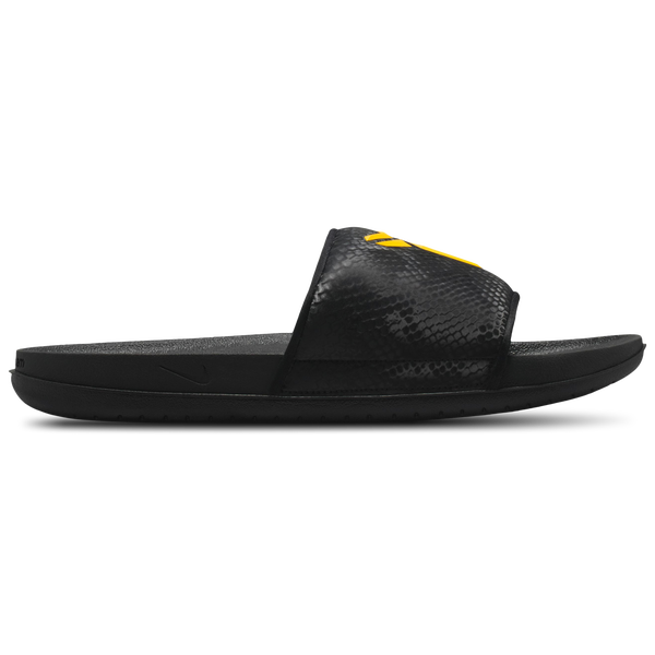 Nike Kobe Off Court Slides - Men's - University Gold/Black