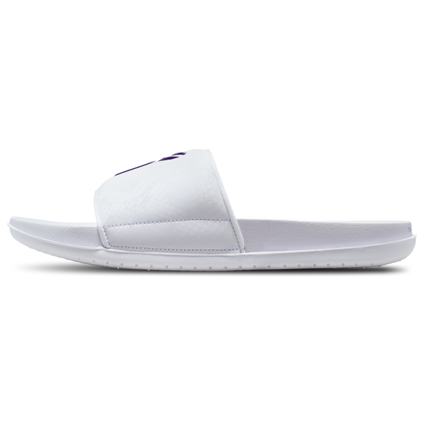 Nike Kobe Off Court Slides - Men's - White/Court Purple - Image 2