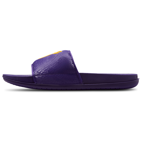 Nike Kobe Off Court Slides - Men's - Court Purple/University Gold - Image 2