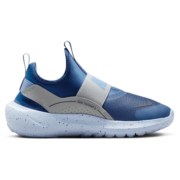 Nike Flex Runner 4 - Boys' Grade School - Light Pumice/Midnight Navy/Mystic Navy