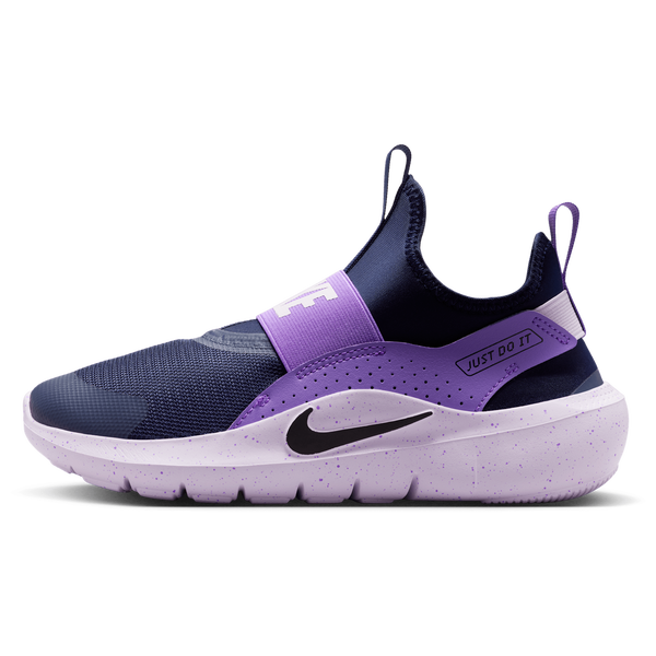 Nike Flex Runner 4 - Boys' Grade School - Black/Blackened Blue/Bright Violet - Image 2