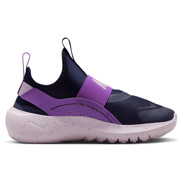 Nike Flex Runner 4 - Boys' Preschool - Black/Blackened Blue/Bright Violet