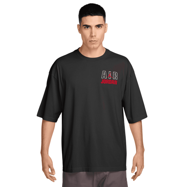 Jordan Flight Reis Legend Short Sleeve Crew - Men's - University Red/Black