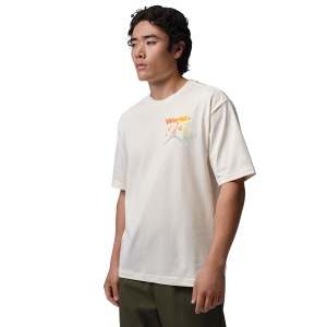 Jordan Brooklyn Festival SS Crew - Men's - Pale Ivory