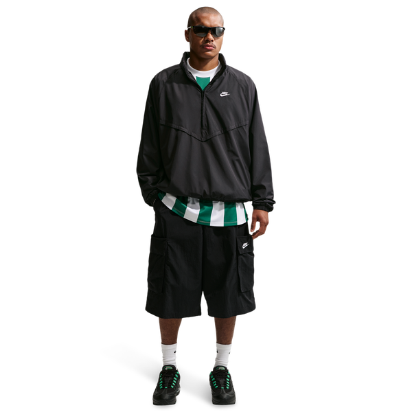 Nike Windrunner Lightweight HZ Jacket - Men's - Black/White - Image 3