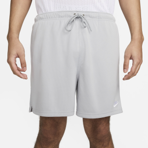 Nike Club Flow Mesh Shorts - Men's - White/Light Smoke Grey