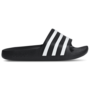adidas Adilette Aqua Slides - Boys' Preschool - White/Black