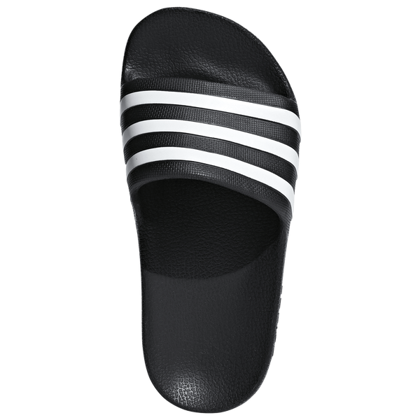 adidas Adilette Aqua Slides - Boys' Preschool - White/Black - Image 5