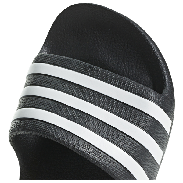 adidas Adilette Aqua Slides - Boys' Preschool - White/Black - Image 11
