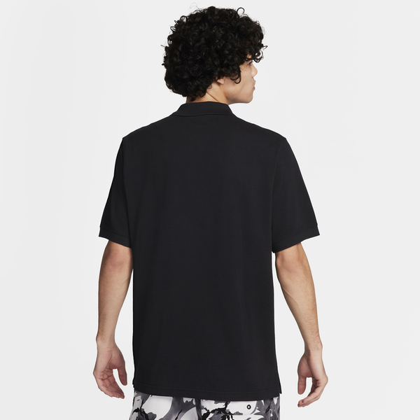 Nike Club SS Polo Pique - Men's - Black/White - Image 2