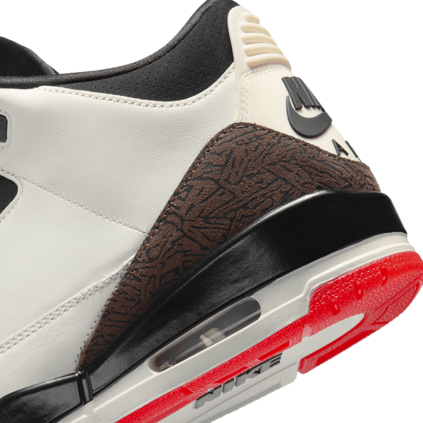 Jordan AJ Retro 3 OG - Men's - Black/White/Red - Image 8