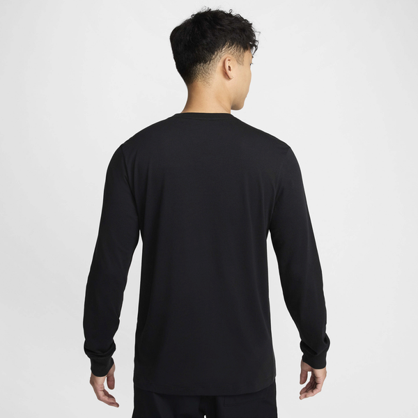 Nike NSW LS T-Shirt - Men's - Black - Image 2
