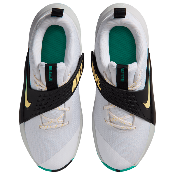 Nike Hustle D 12 - Boys' Grade School - White/Black/Topaz Gold - Image 4