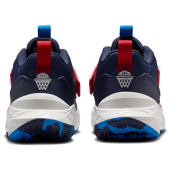 Nike Hustle D 12 - Boys' Grade School - Sail/Team Navy/University Red - Image 3