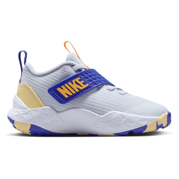 Nike Hustle D 12 - Boys' Preschool - Football Grey/Laser Orange/Lapis