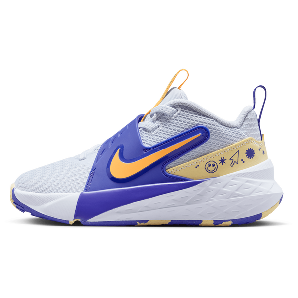 Nike Hustle D 12 - Boys' Preschool - Football Grey/Laser Orange/Lapis - Image 2