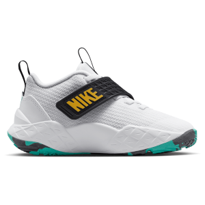 Nike Hustle D 12 - Boys' Preschool - White/Topaz Gold/Black