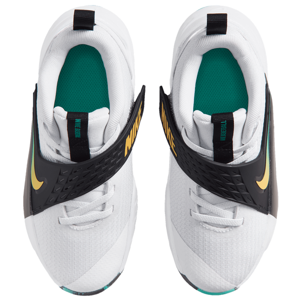 Nike Hustle D 12 - Boys' Preschool - White/Topaz Gold/Black - Image 4