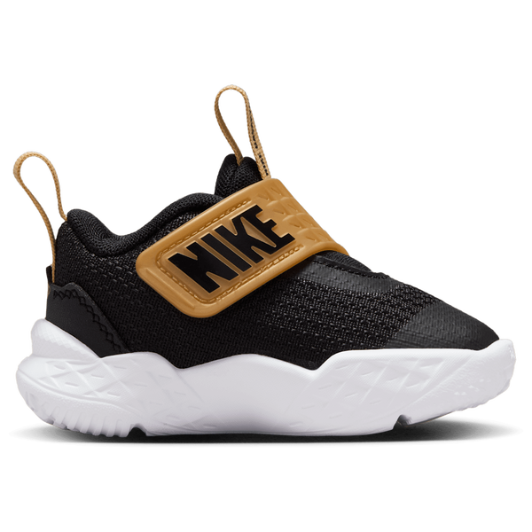 Nike Team Hustle D 12 - Boys' Toddler - Metallic Gold/Black/Black