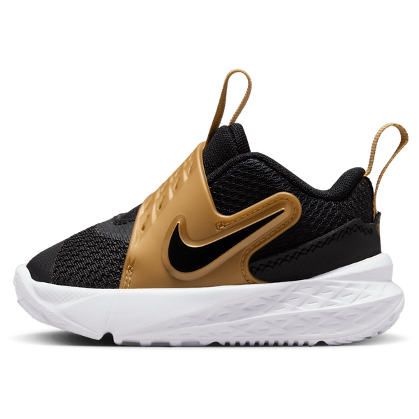 Nike Team Hustle D 12 - Boys' Toddler - Metallic Gold/Black/Black - Image 2