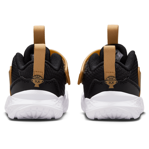 Nike Team Hustle D 12 - Boys' Toddler - Metallic Gold/Black/Black - Image 3