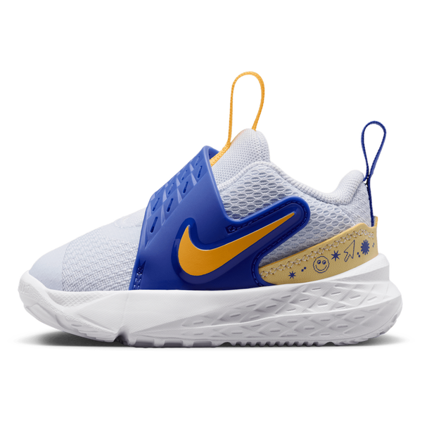 Nike Team Hustle D 12 - Boys' Toddler - Lapis/Football Grey/Laser Orange - Image 2