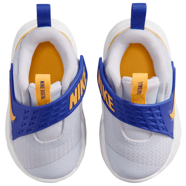 Nike Team Hustle D 12 - Boys' Toddler - Lapis/Football Grey/Laser Orange - Image 4