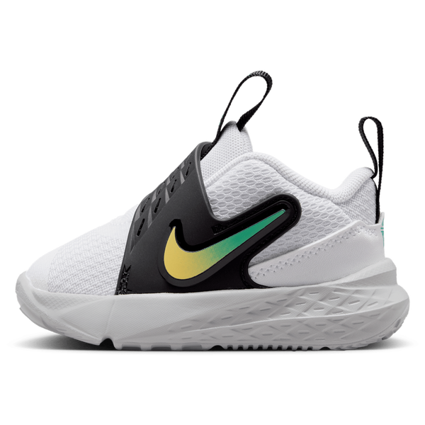 Nike Team Hustle D 12 - Boys' Toddler - Topaz Gold/White/Black - Image 2