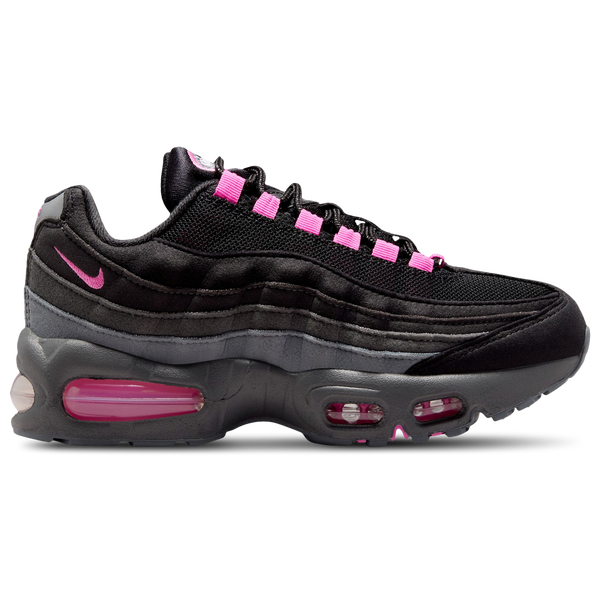Nike Air Max 95 - Boys' Grade School - Black/Playful Pink/Cool Gray