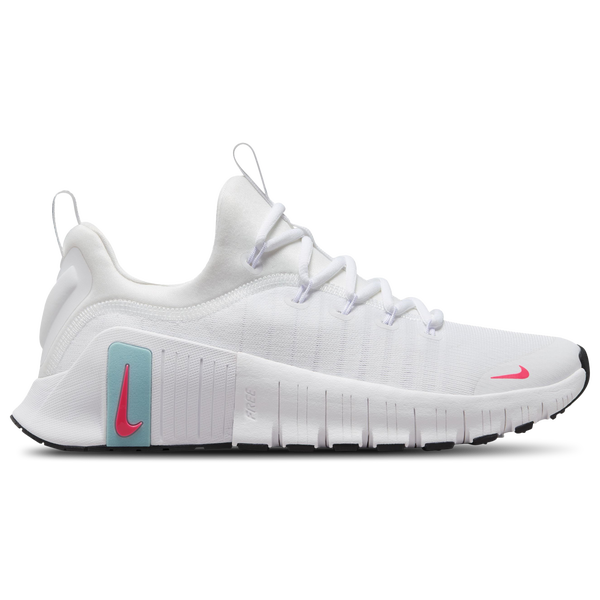Nike Metcon 6 - Women's - White/Hot Punch/Denim Turquoise