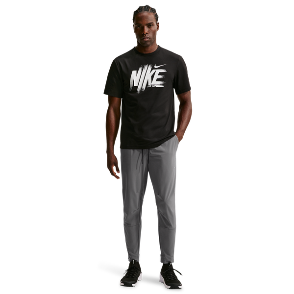 Nike Dri-FIT Unlimited Pant Tapered - Men's - Black/Smoke Grey/Smoke Grey - Image 4