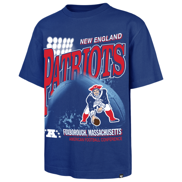 47 Brand NFL Patriots Hometown Lights T-Shirt - Men's - Blue