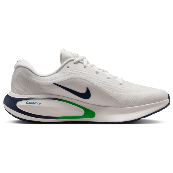 Nike Journey Run - Men's - Summit White/Midnight Navy/Green Spark