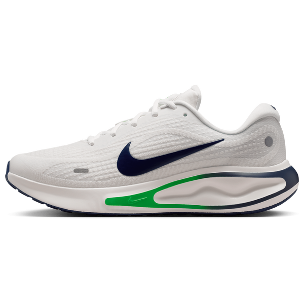 Nike Journey Run - Men's - Summit White/Midnight Navy/Green Spark - Image 2