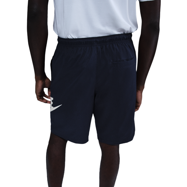 Nike Club Woven Shorts - Men's - White/Obsidian - Image 2