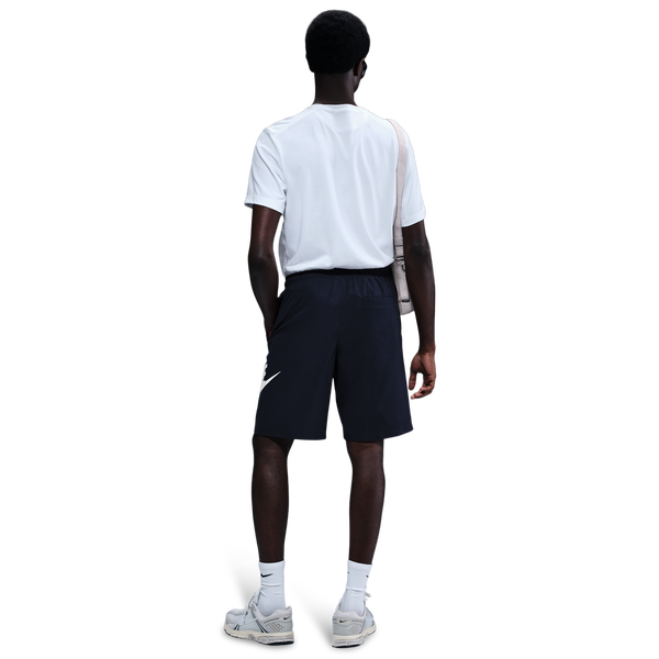 Nike Club Woven Shorts - Men's - White/Obsidian - Image 4