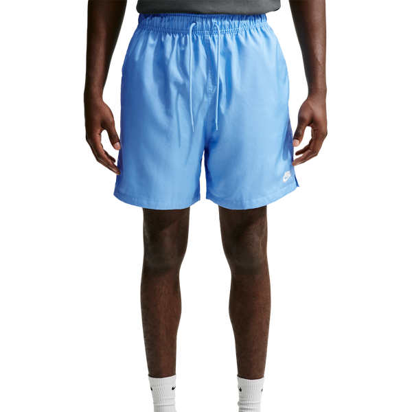 Nike Club Flow Shorts - Men's - White/Football Blue