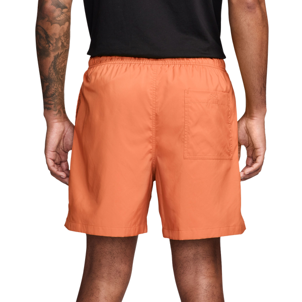 Nike Club Flow Shorts - Men's - White/Orange - Image 2