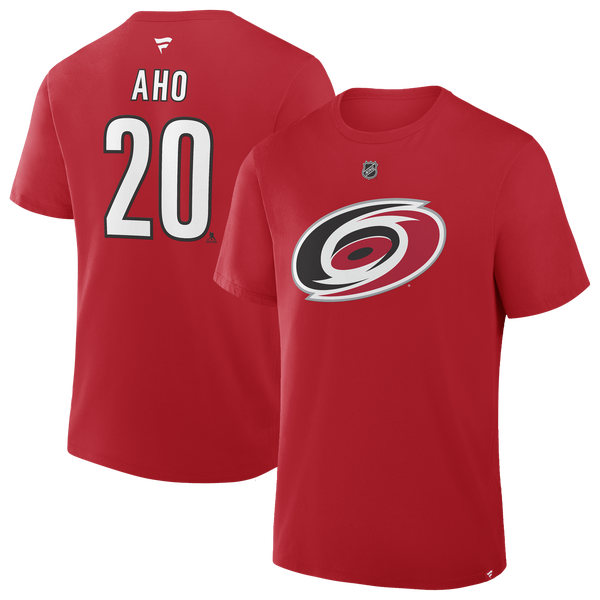 Fanatics NHL Carolina Hurricanes Name & Number T-Shirt - Men's - Red