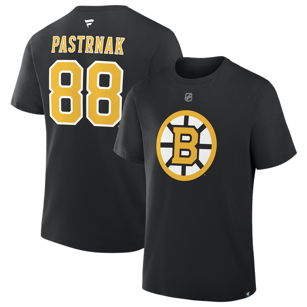 New Era Boston Bruins Name & Number T-Shirt - Men's - Black