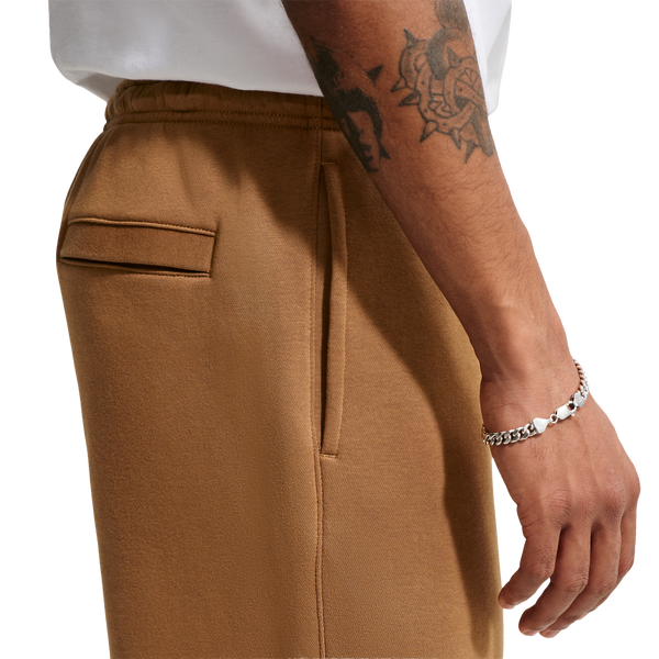 Nike Open Hem Club Pants - Men's - Ale Brown/Ale Brown/White - Image 2