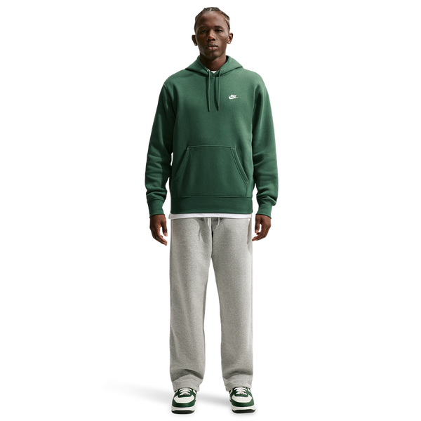 Nike Club Pullover Hoodie - Men's - Fir/Fir/White - Image 3