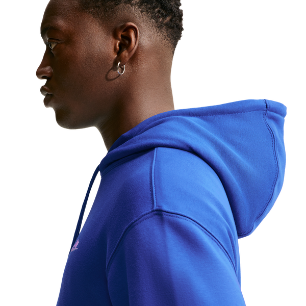 Nike Club Pullover Hoodie - Men's - White/Old Royal/Old Royal - Image 2